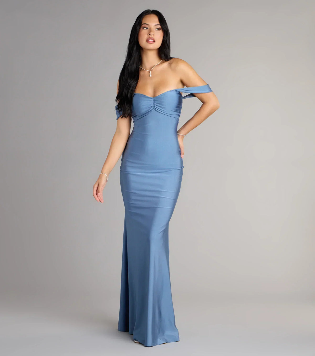 Rae Off-The-Shoulder Mermaid Formal Dress