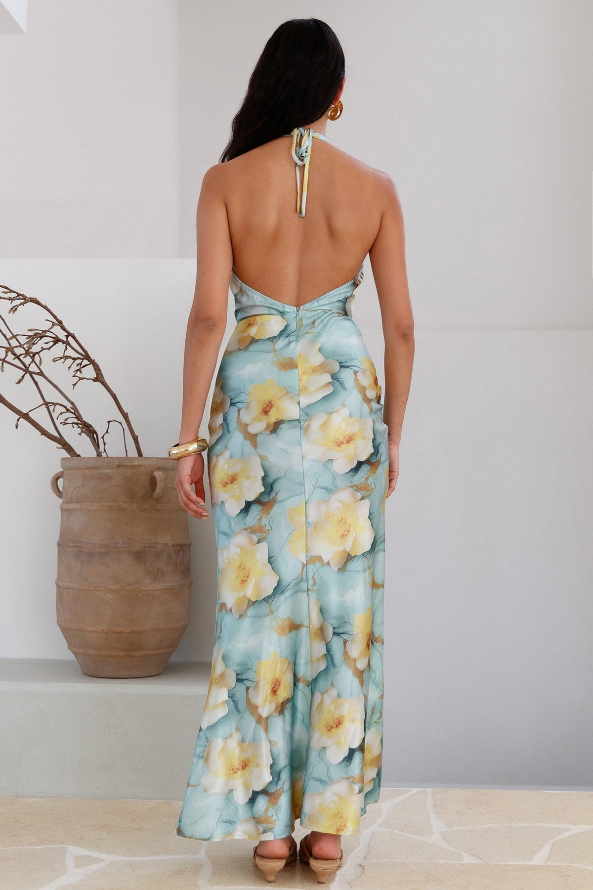 Calm Paradise Maxi Dress Blue