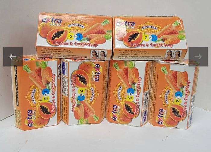 Asantee Papaya & Honey Thai Soap 125g
