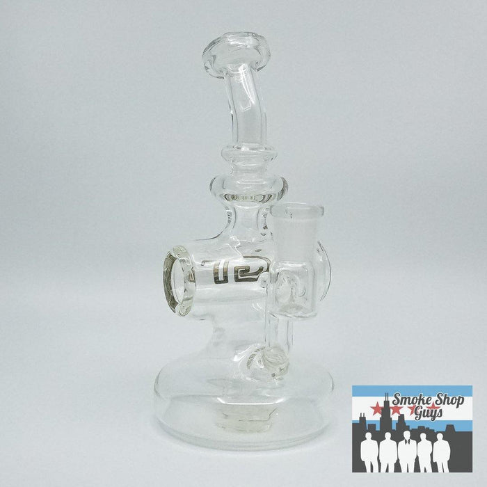Compact Eclipse Dab Rig: Glass Tribe Clear Small Eclipse Dab Rig, Elegant Clear Glass Design, Sleek and Minimalistic, Compact and Portable, On-the-Go Sessions, Efficient Filtration, Smooth Hits, Advanced Airflow, Durable Borosilicate Glass, Versatile Use, Concentrates and Dry Herbs.