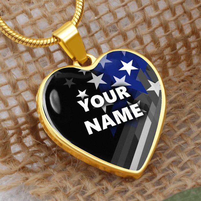 Personalized Necklace - Circle Pendant - BR1