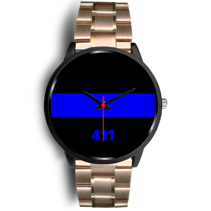Mens 40mm / Rose Gold Metal Link