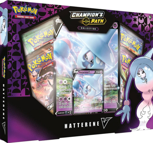 Pokemon: Champion's Path Hatterene V Box