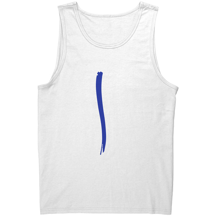 Thin Blue Line American Flag Waving - Tank top - IS1