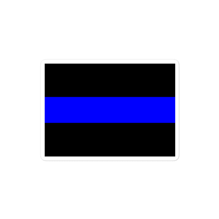 Thin Blue Line Decal - Car or Laptop Sticker - SC1