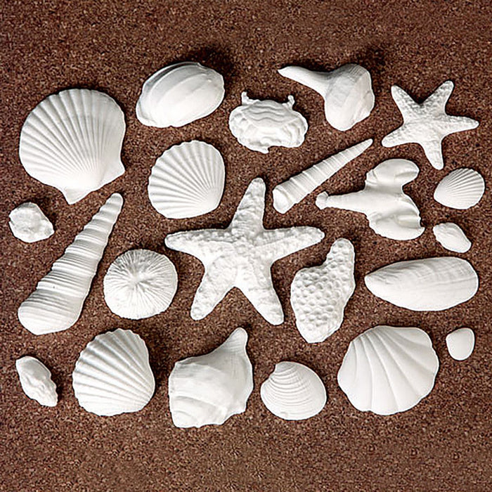 These fun edible fondant White Sea Shells are perfect additions for any “Under the Sea” themed cakes.