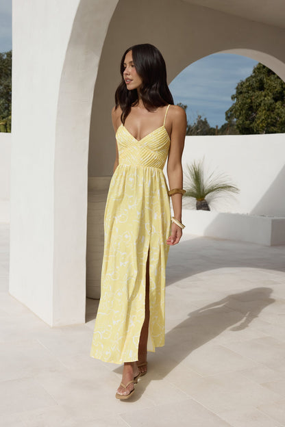 Gelato Stand Maxi Dress Yellow