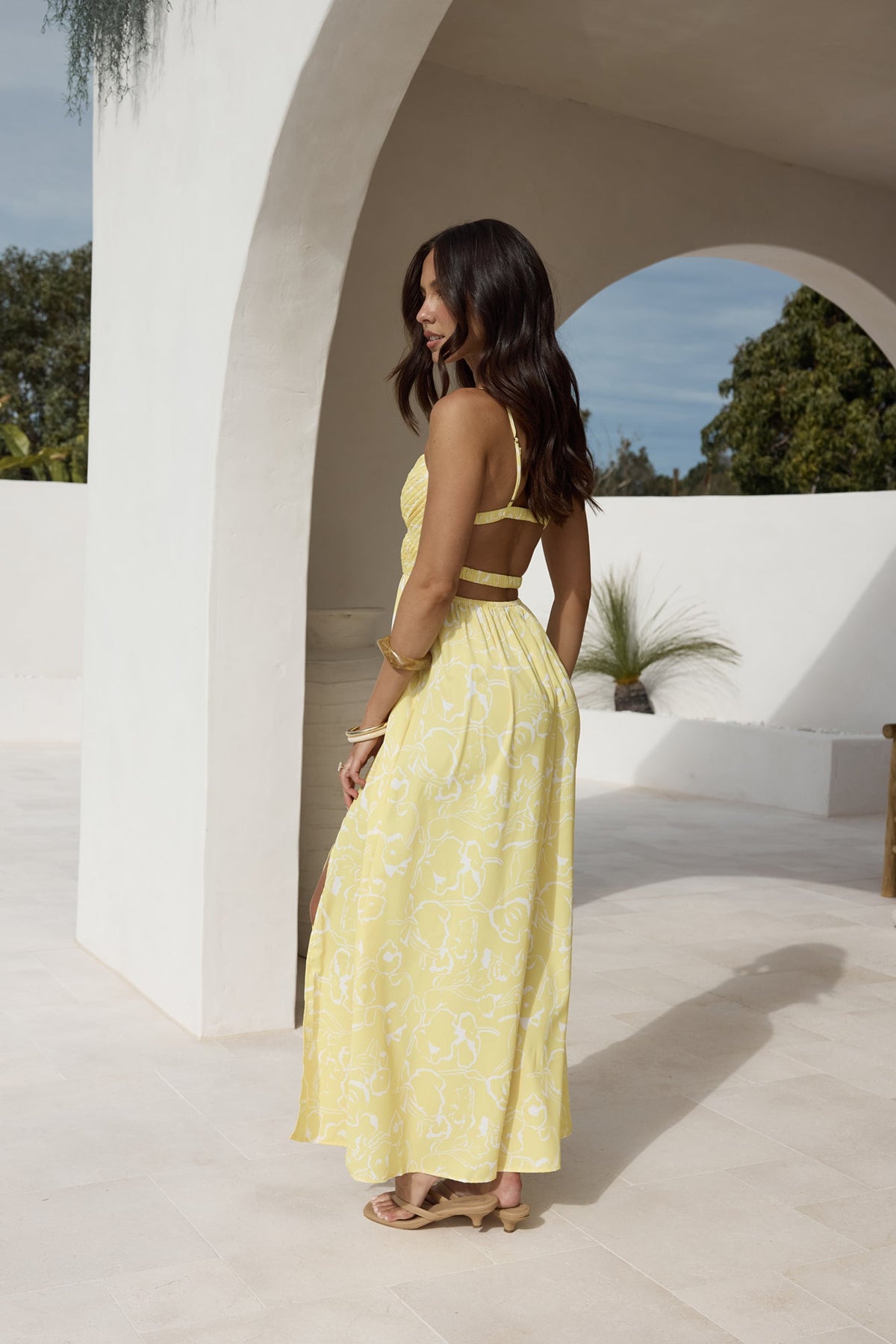 Gelato Stand Maxi Dress Yellow