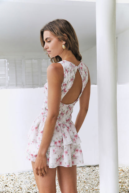 Wild Rose Mini Dress Pink