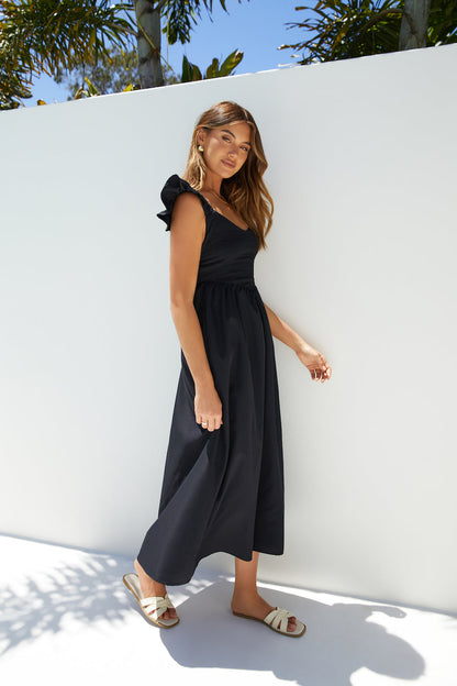 Divinity Maxi Dress Black