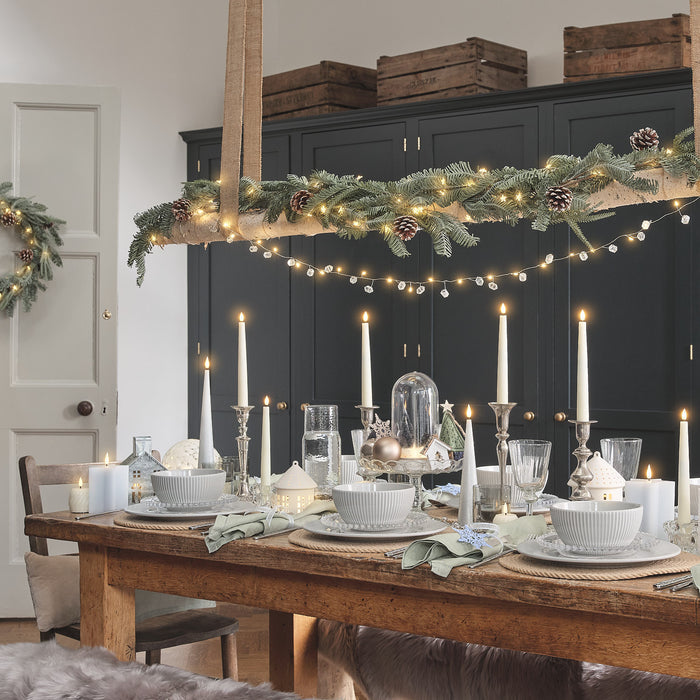 1.5m Pre Lit Once Upon a Star Christmas Garland