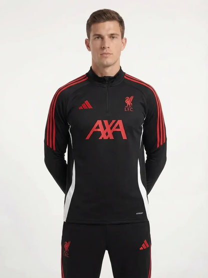 2025/2026 LIVERPOOL BLACK AND RED TRACKSUIT