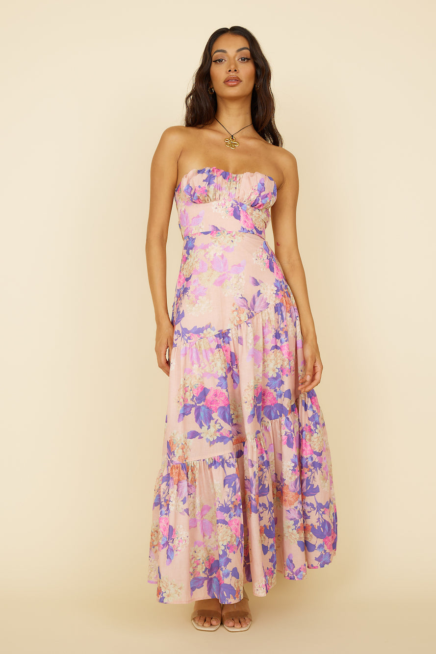 Hear Me Now Maxi Dress Pink