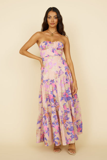 Hear Me Now Maxi Dress Pink