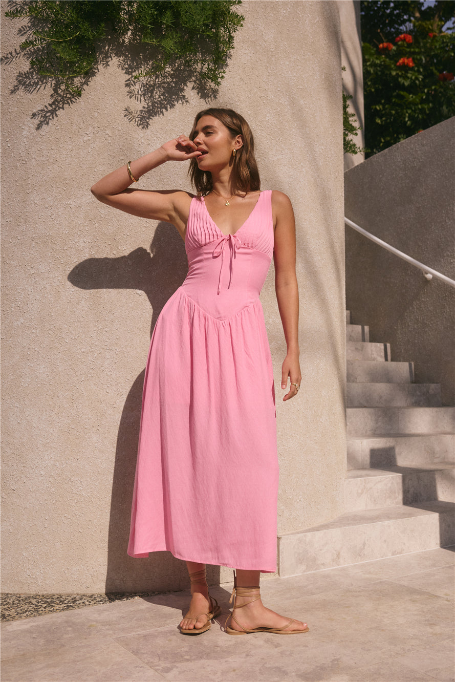 Sunday Brunch Maxi Dress Pink