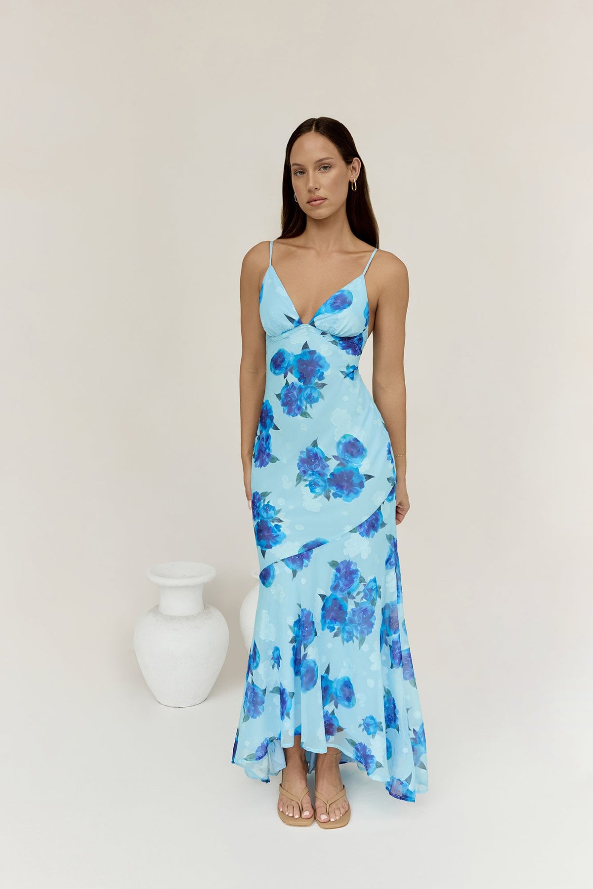 Shine Bright Maxi Dress Blue