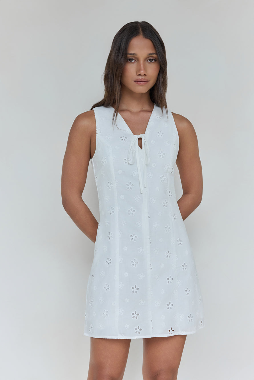 Darling Days Mini Dress White