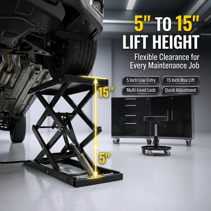 Hydraulic Underbody Access Car Lift with Ramp – Set of 2 (Left & Right)