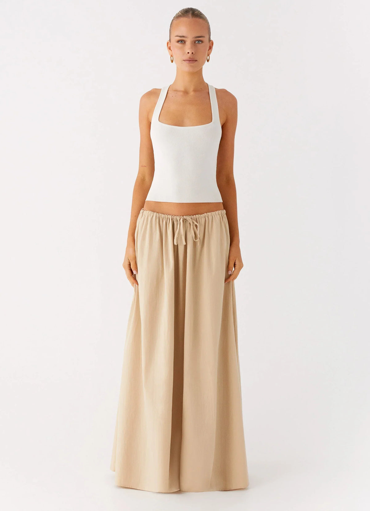 Randy Maxi Skirt - Tan