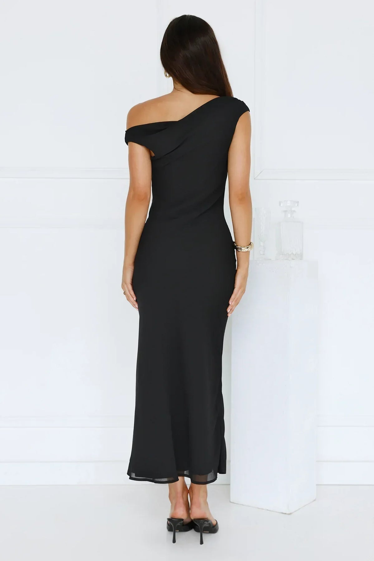 Xenia Off Shoulder Midi Dress