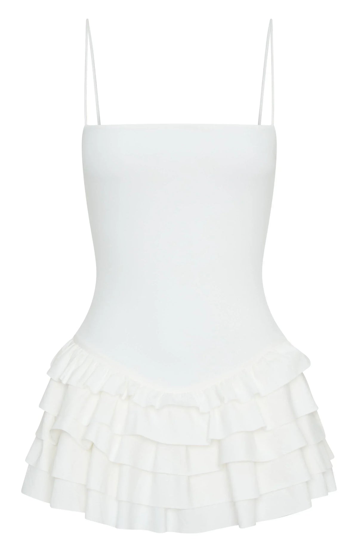 Photo ID Playsuit White