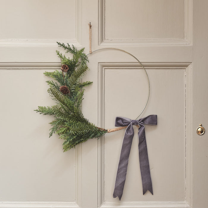 35cm Once Upon a Star Christmas Ring Wreath
