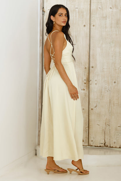 Remember Me Maxi Dress Yellow