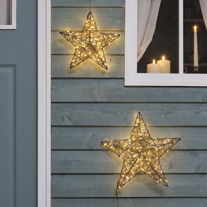 40cm Rattan Star Window Light