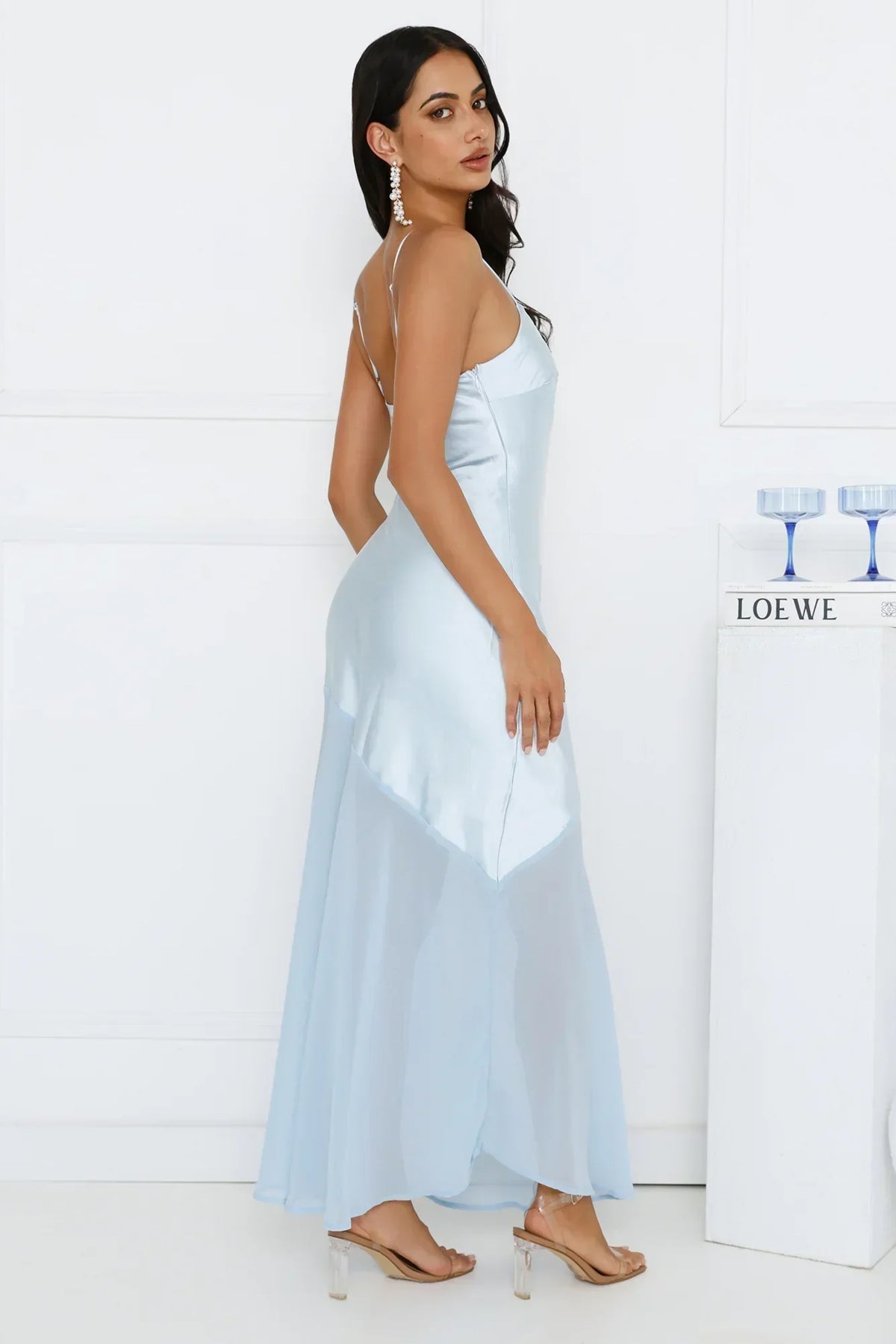 Silky Kiss Satin Maxi Dress