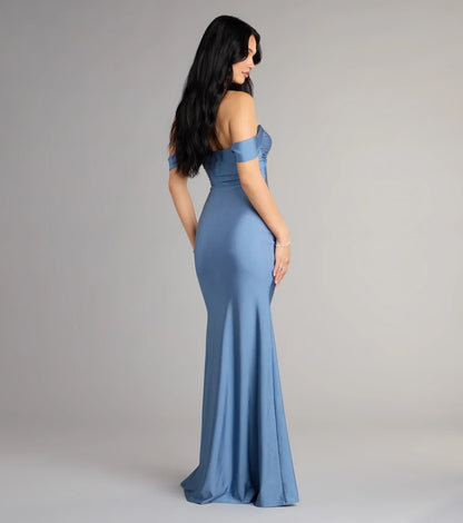 Rae Off-The-Shoulder Mermaid Formal Dress