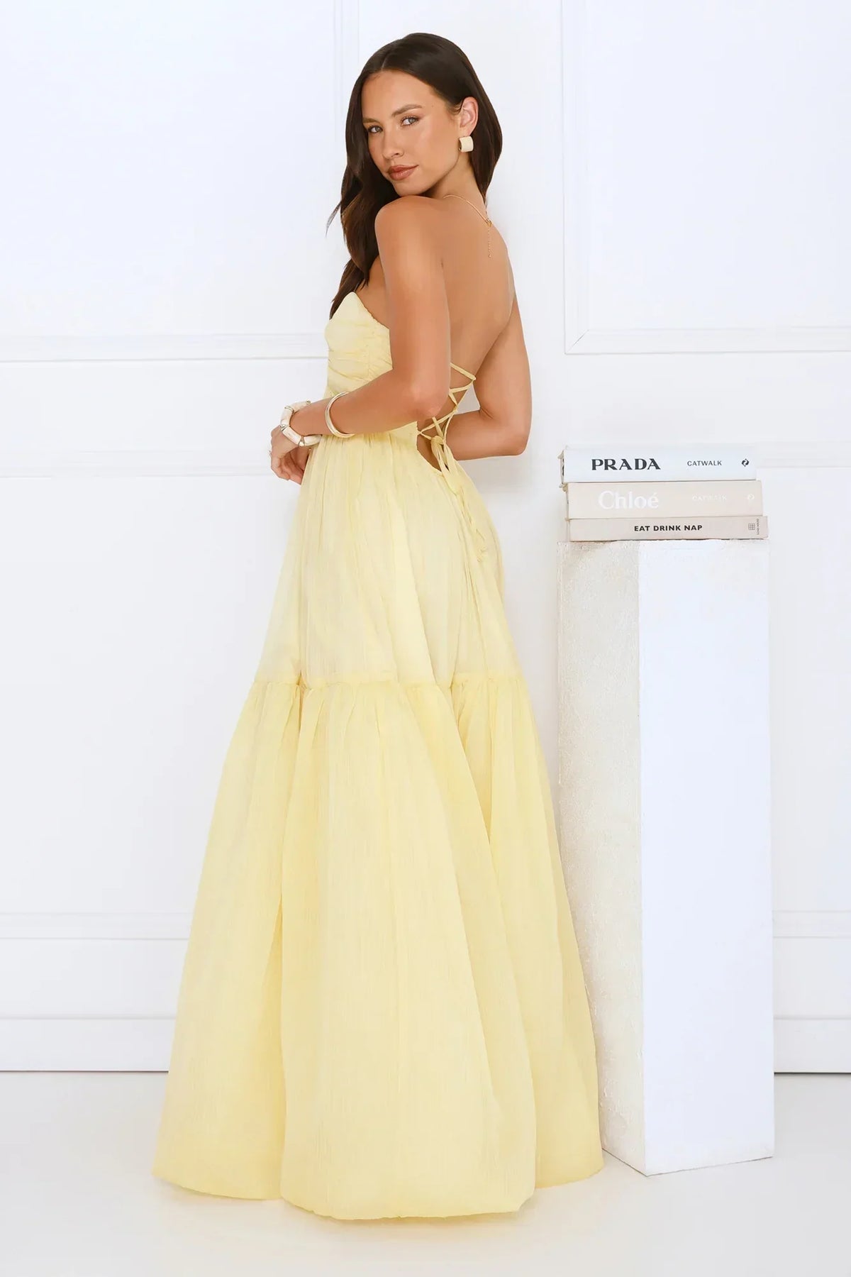 Unforgettable Style Strapless Maxi Dress