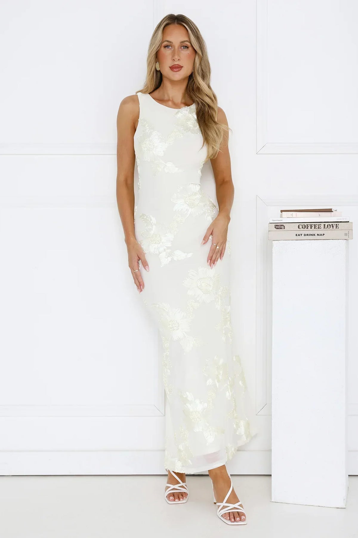 Vibe To It Mesh Maxi Dress