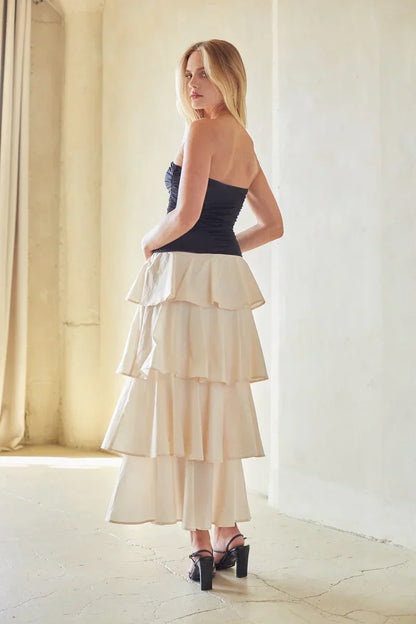 NIA Mathilda Tiered Maxi Dress