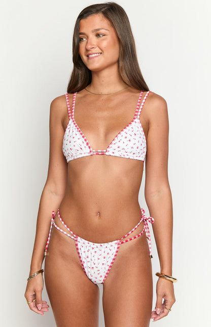 9.0 Swim Sumba Red Floral Bikini Bottoms