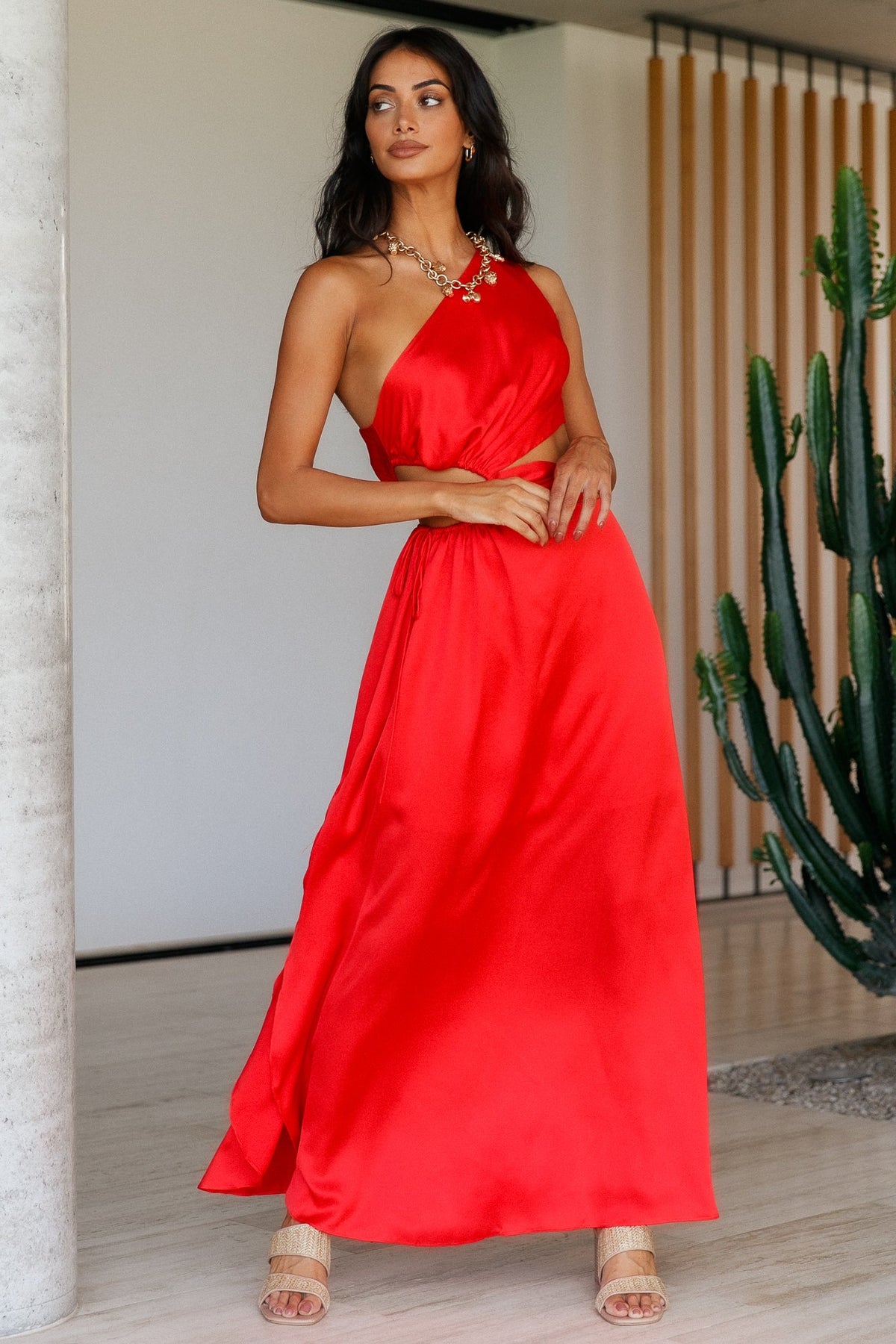 We Got This Feeling Maxi Dress Red