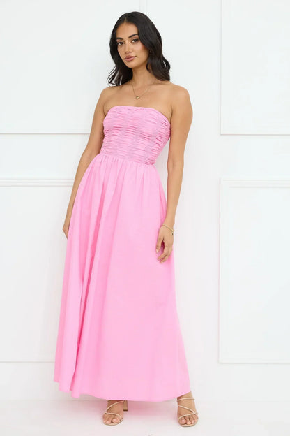 Luciana Strapless Maxi Dress