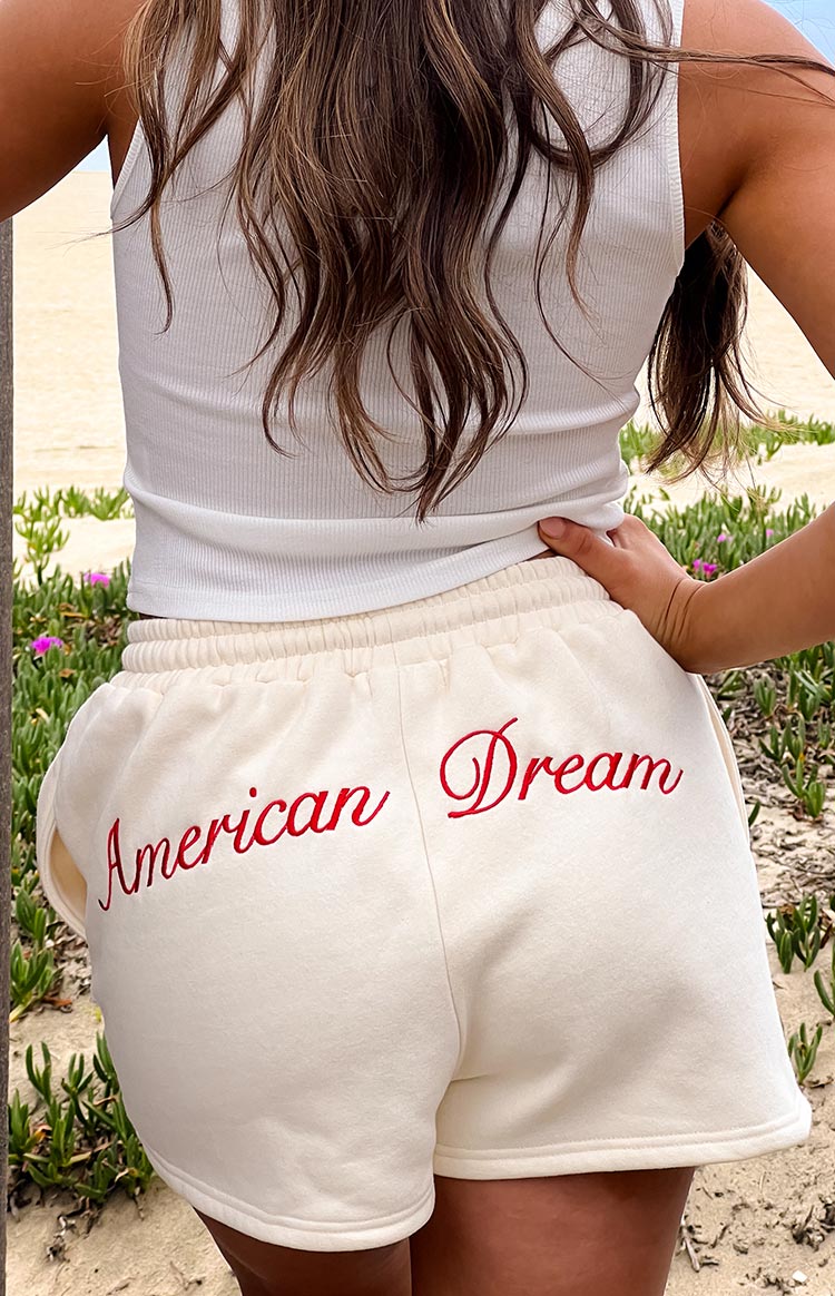 Beginning Cream American Dream Lounge Shorts