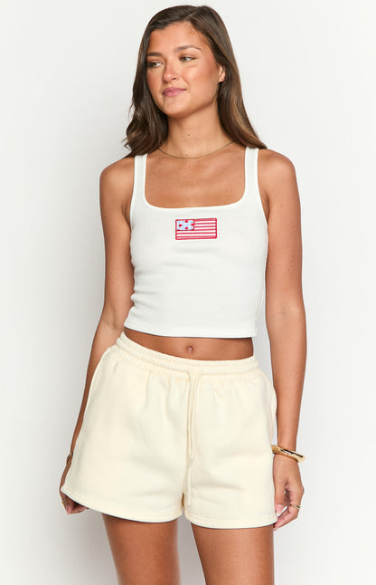 Beginning Cream American Dream Lounge Shorts