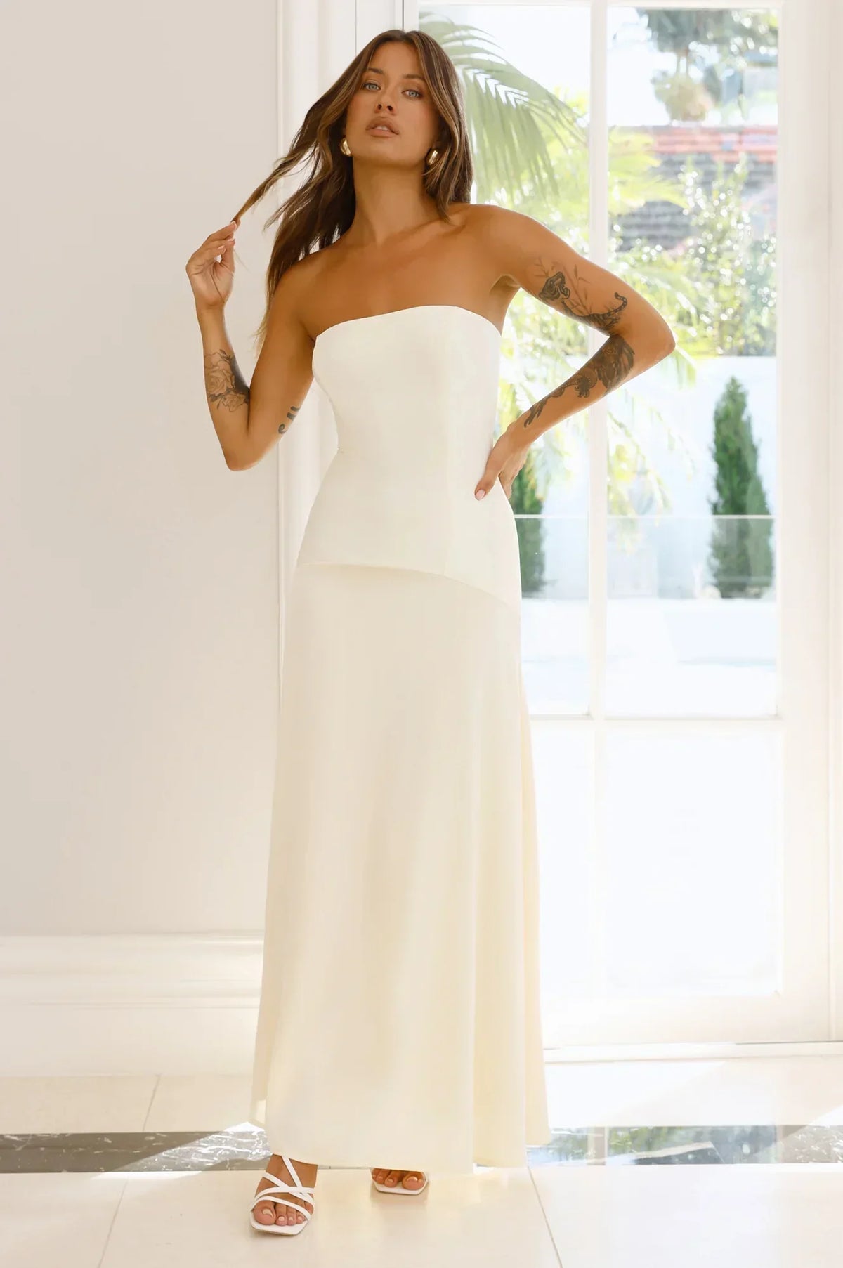 Daydream Darling Strapless Maxi Dress