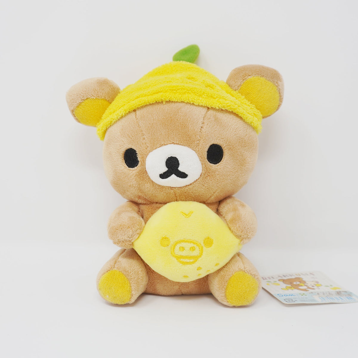 2015 Rilakkuma Sitting with Lemon Caravan Limited Plush - Fresh Lemon Theme - San-X