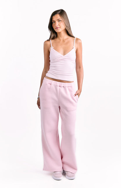 Dania Pink Burgundy Star Track Pants