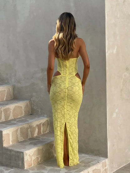 Vida Maxi Dress Yellow