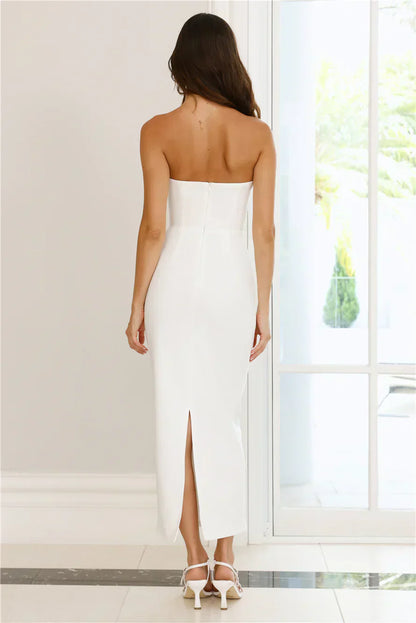 Serenade Of Love Strapless Maxi Dress