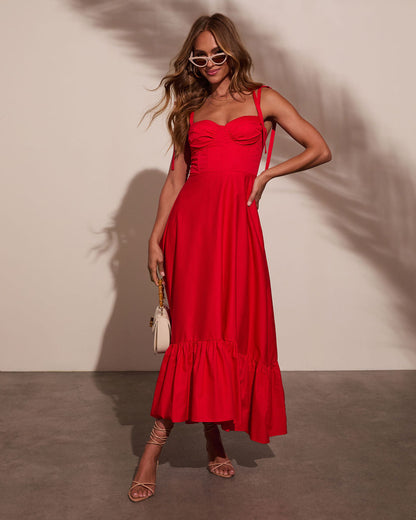 Rosmie Corset Maxi Dress