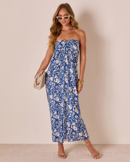 Remiah Cinched Front Maxi Dress