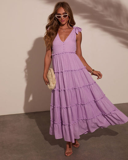 Selene Tiered Maxi Dress