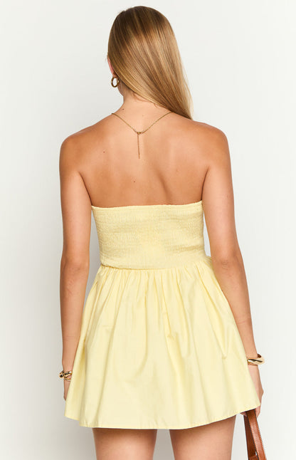 Matilda Yellow Mini Dress