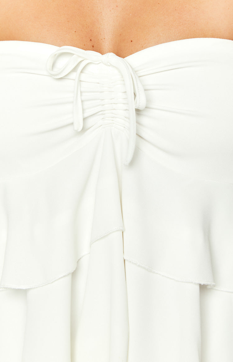 Miller White Strapless Mini Dress