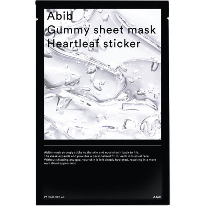 Abib Gummy Sheet Mask [Heartleaf Sticker]