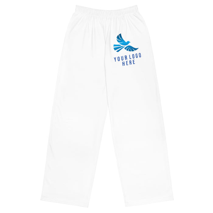 All-over print unisex wide-leg pants
